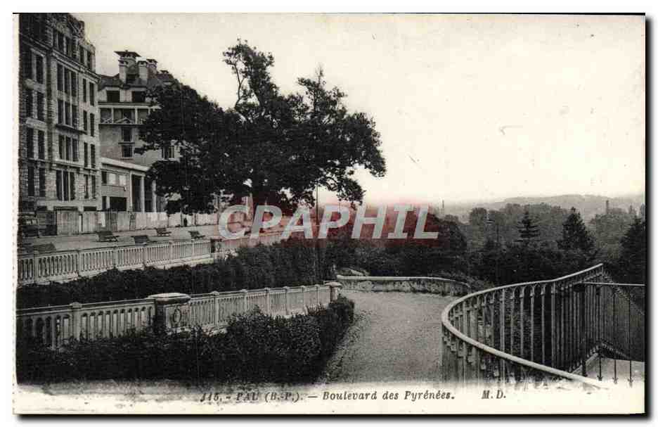 Pau (B.P.) — Boulevard des Pyrénées — M.D.