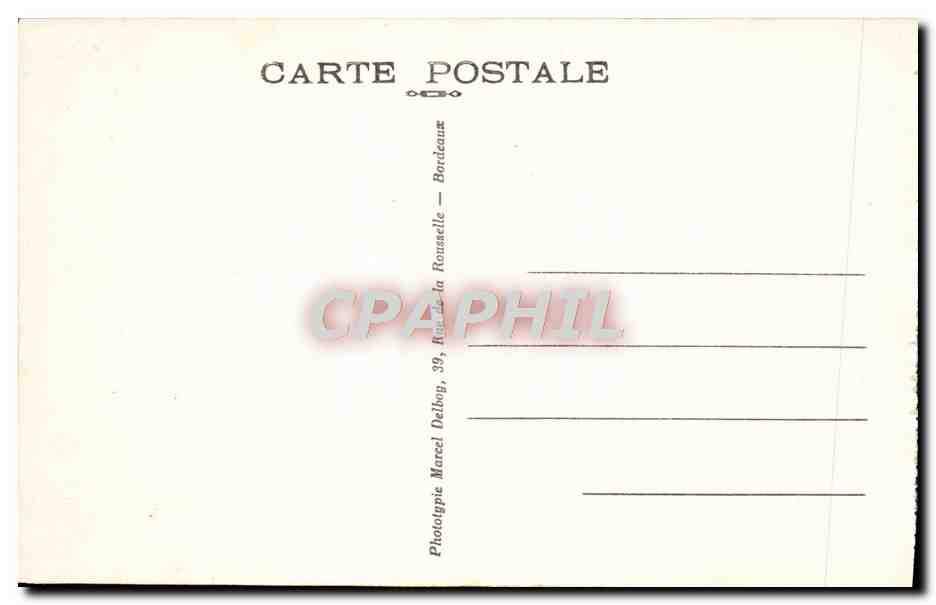 Pau (B.P.) — Boulevard des Pyrénées — M.D. — Verso