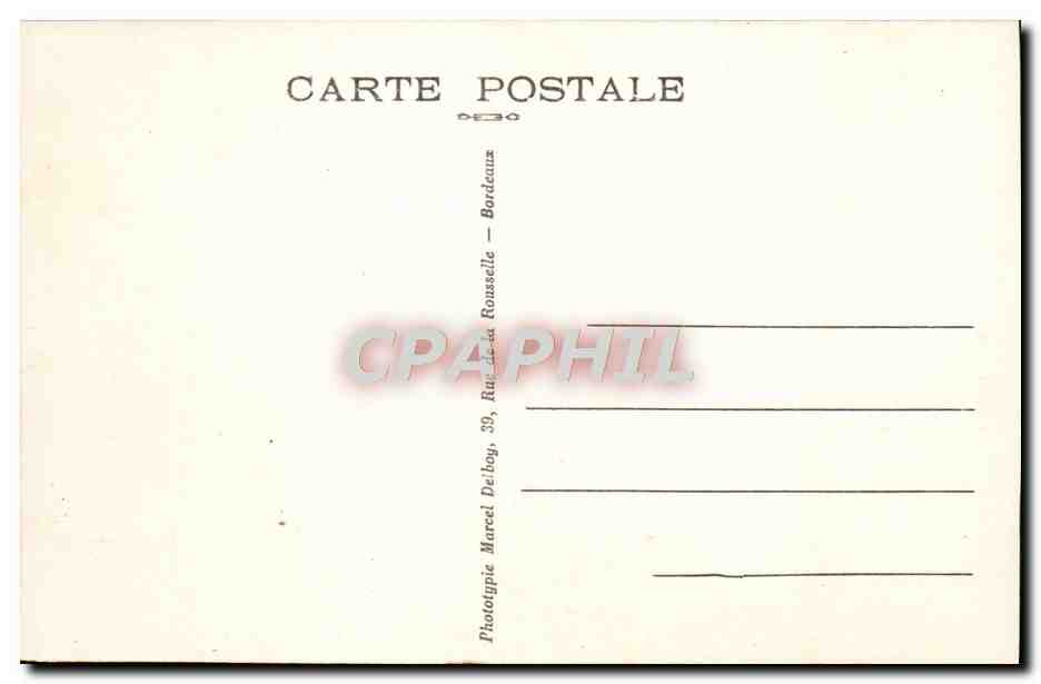 Pau (B-P.) — Jurançon et le Gave vus du Château — M.D. — Rückseite
