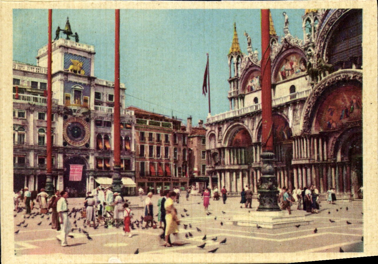 CPM Venezia Trorre Dell'Orologio Fu Cominciata Da Pietro Lombardo