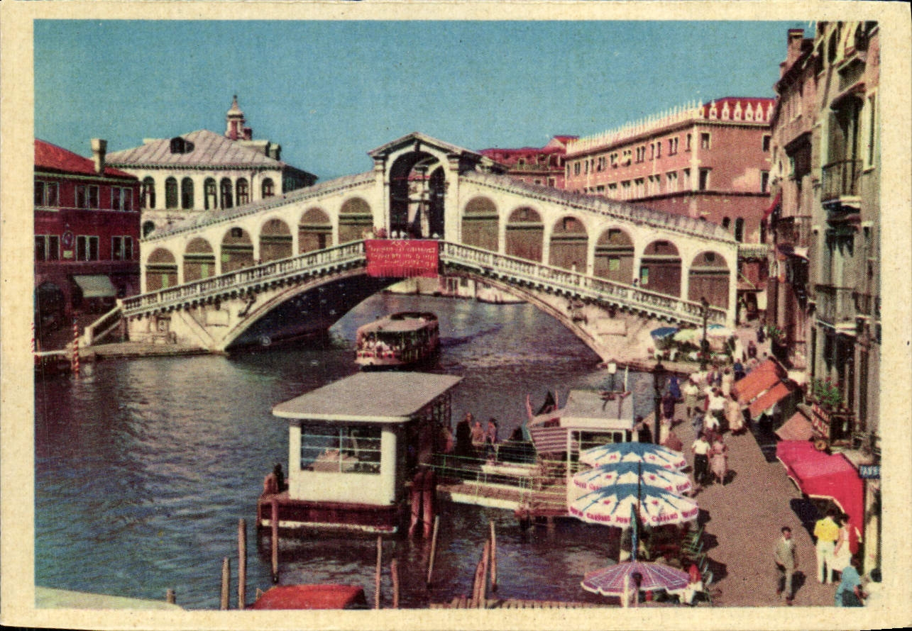 CPM Venezia Ponte Di Rialto Opera Robusta E Colossale Di Antonio Da Ponte