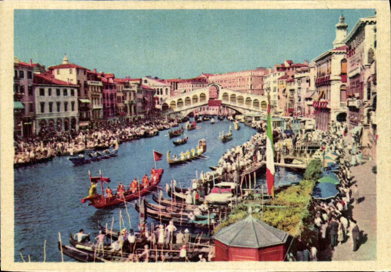 CPM Venezia Canal Grande In Festa Una Festa Caratteristica Del Popolo Venezia