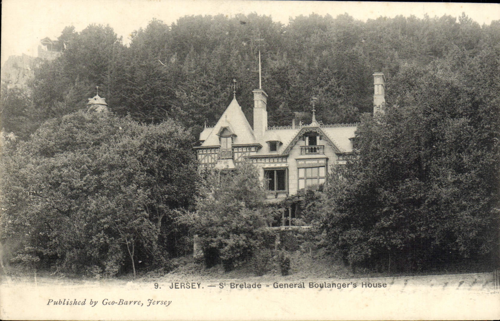 CPA Jersey St Brelade General Boulanger's House