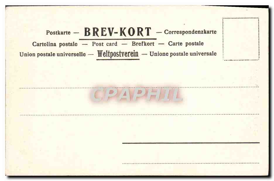 CPA Bergen Johanneskirken — Verso