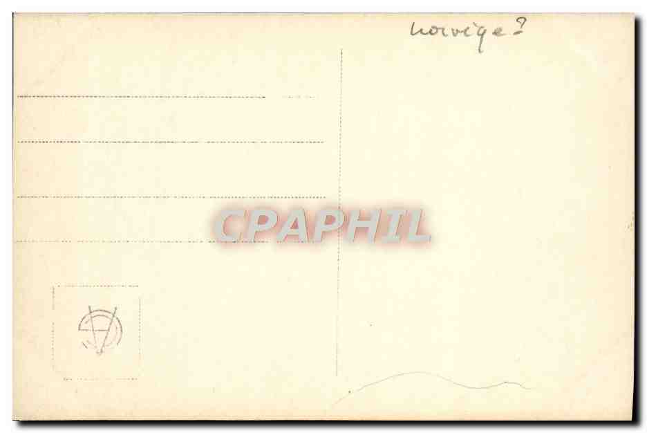 CPA Kragstenen Voksenkollen — Verso