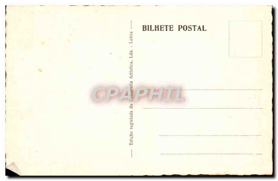 CPA Batalha Portugal Portico da Sala do Capitulo — Rückseite