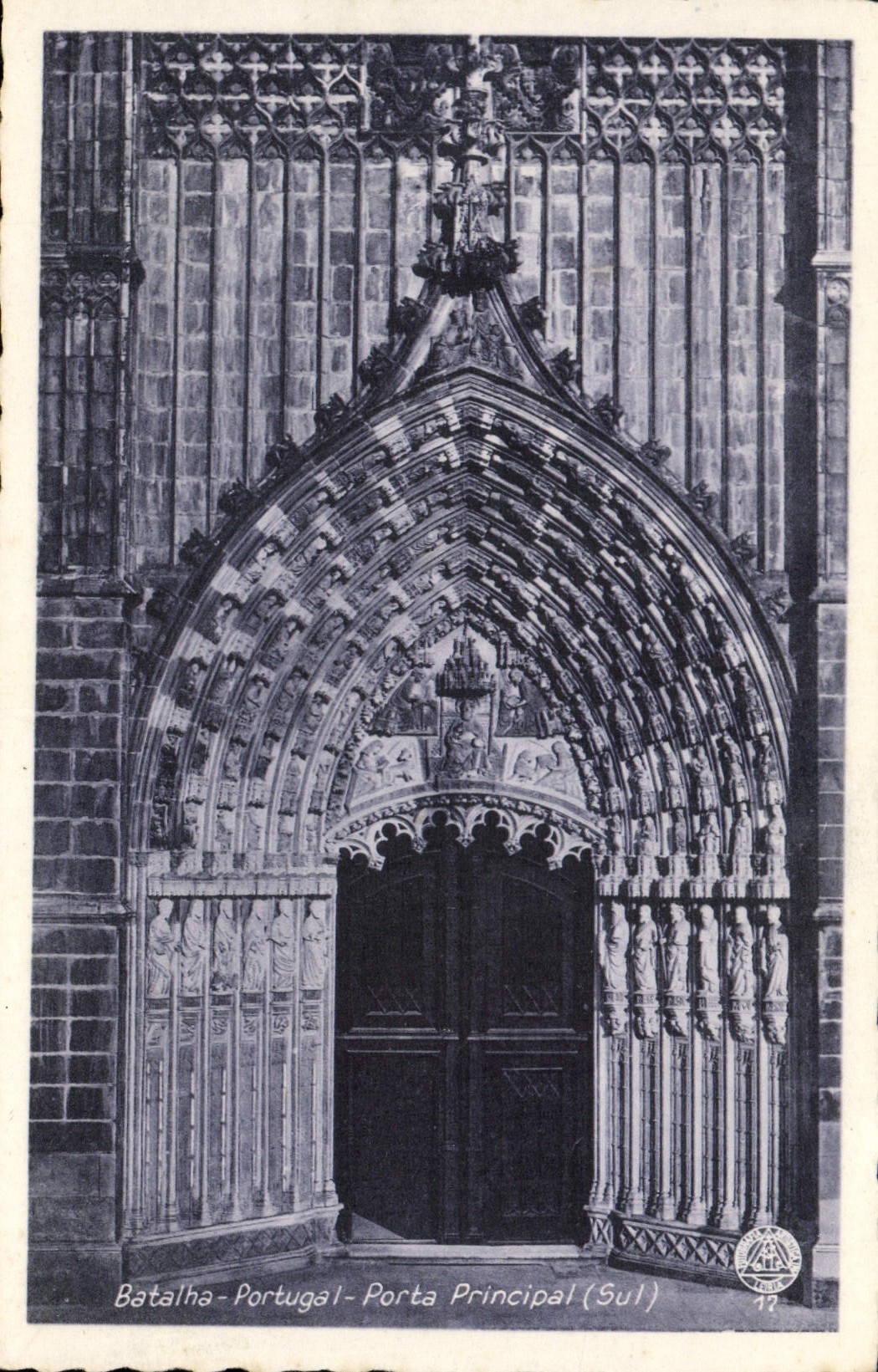 Batalha - Portugal - Porta Principal (Sul) — éditeur Fulegania Artística, Lda. - Leiria, n° 17