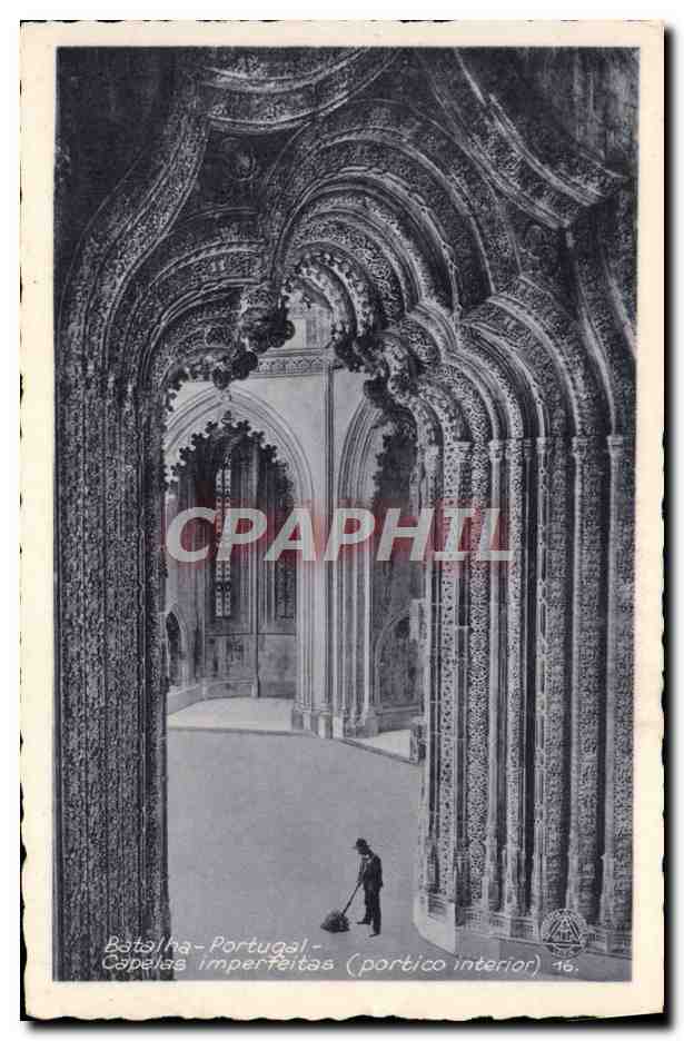 CPA Batalha Portugal Capelas imperfeitas