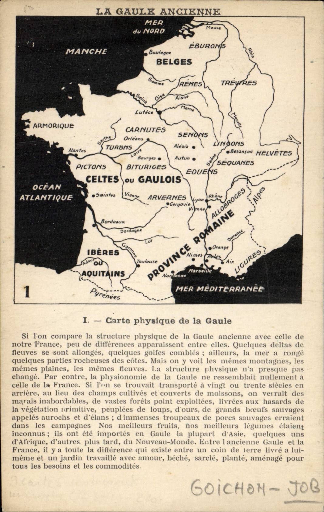 CPA La Gaule ancienne Goichon 