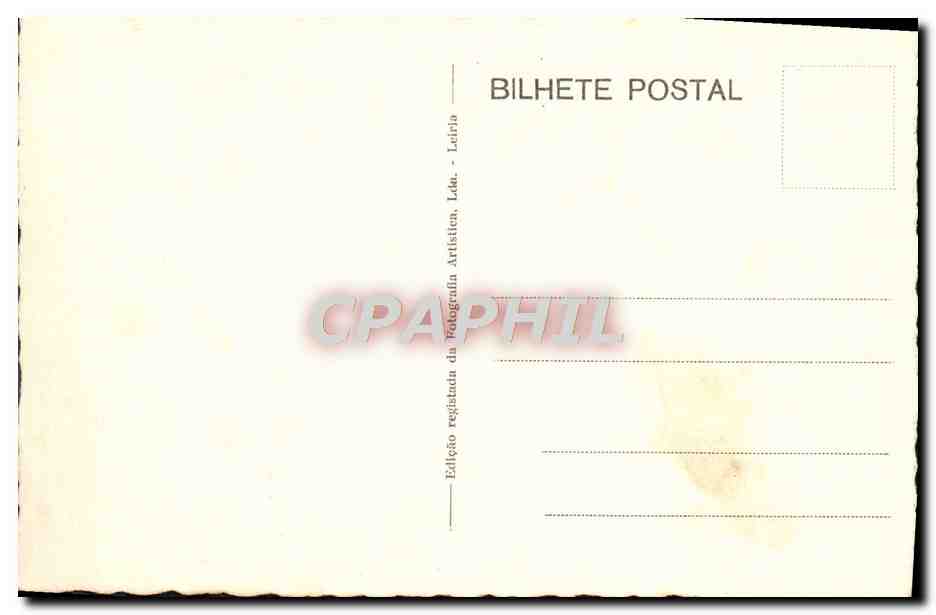 CPA Batalha Portugal Vista geral — Rückseite