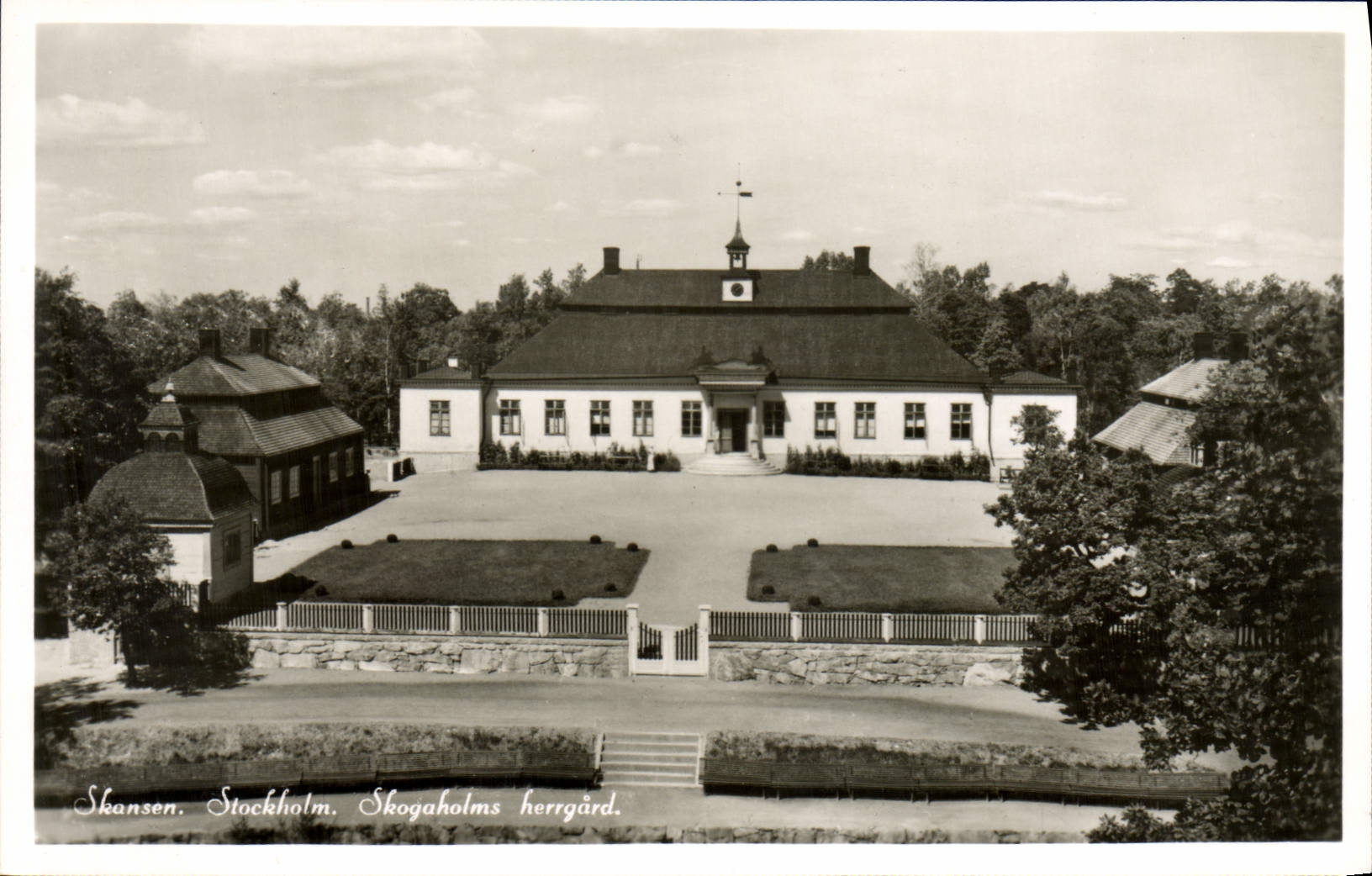 CPA Stockholm Skansen Skogaholms herrgard