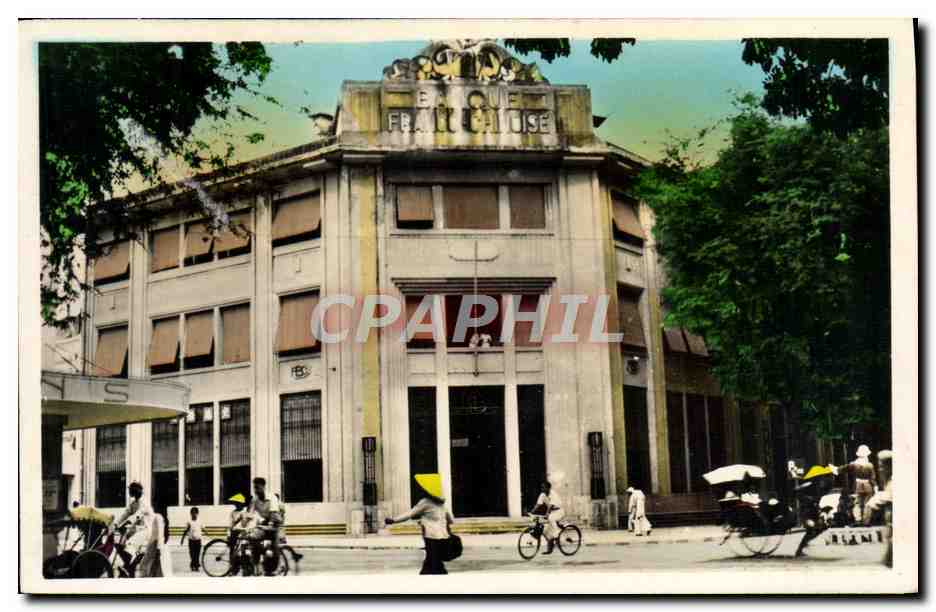 Banque Franco-Chinoise — Hanoï — éditeur CPAPHIL