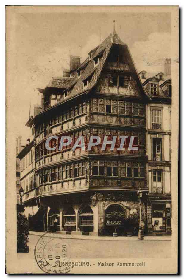 CPA Strasbourg Maison Kammerzell