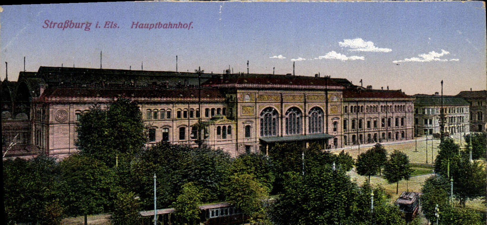 CPA Strasbourg Hauptbahnhof