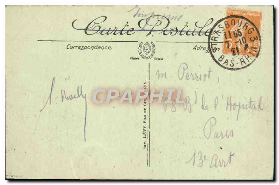 Strasbourg — Place Kléber — LL. — N° 88 — Verso