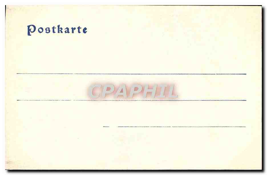 CPA Strassburg Munster Mittelportal — Verso