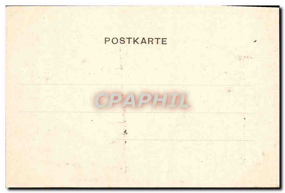 CPA Strassburg Munster Mittelschiff — Verso