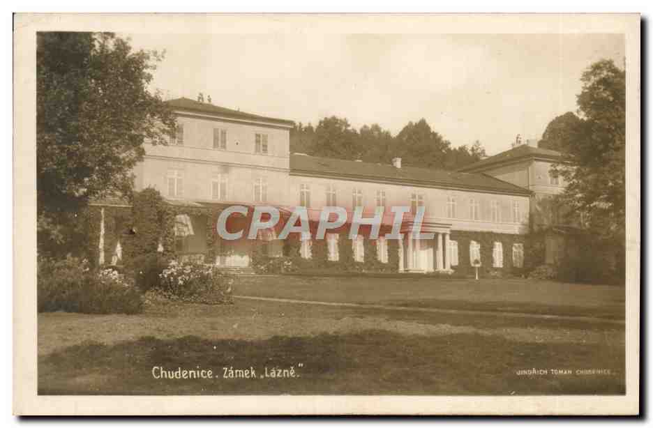 CPA Chudenice Zamek Lazne