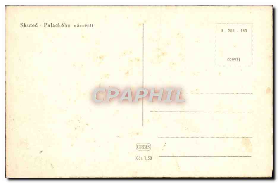 CPA Skutec Palackeho Namesti — Back