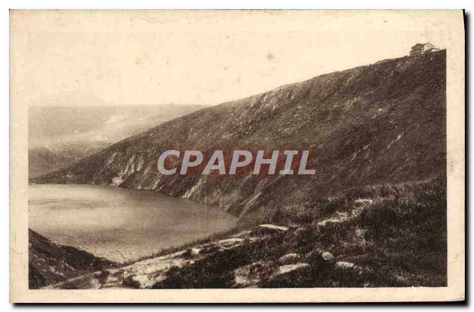 CPA Riesengebirge Grosser Teich Mit Prinz Heinrich Baude