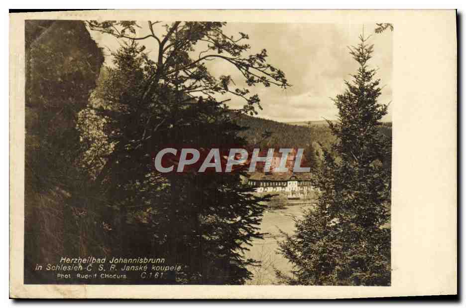 CPA Herzheilbad Johannisbrunn in Schesien 