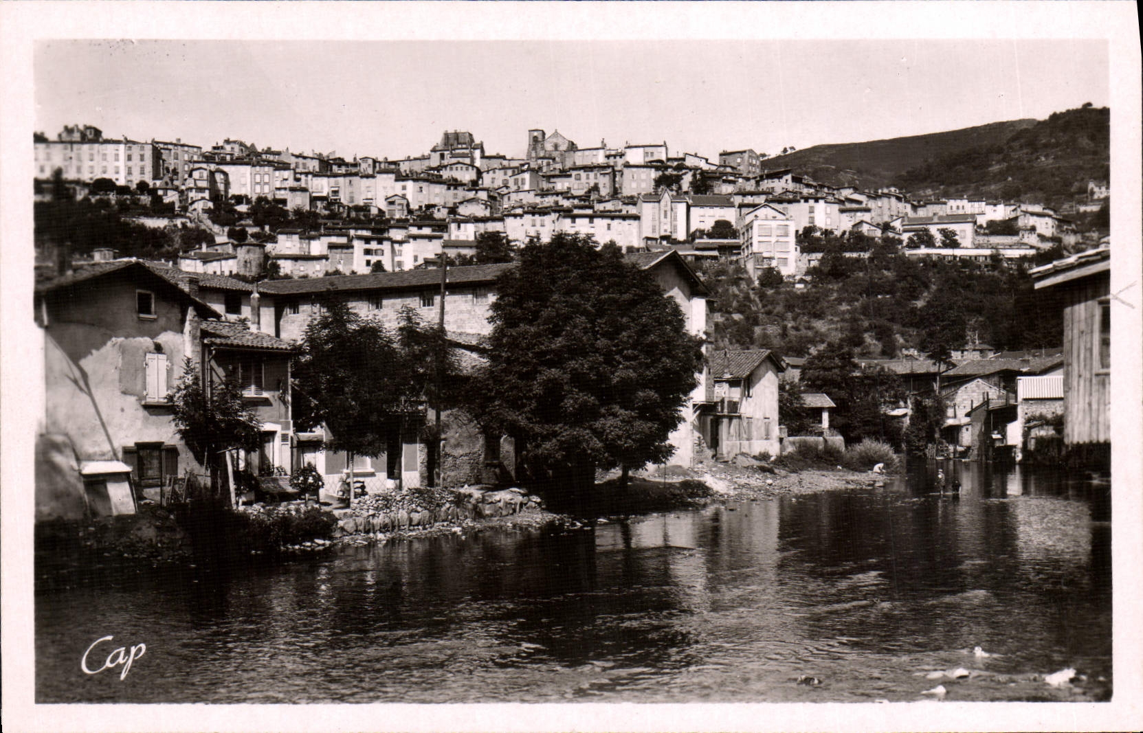 CPM Thiers Vue Generale Prise Du Pont du Moutier