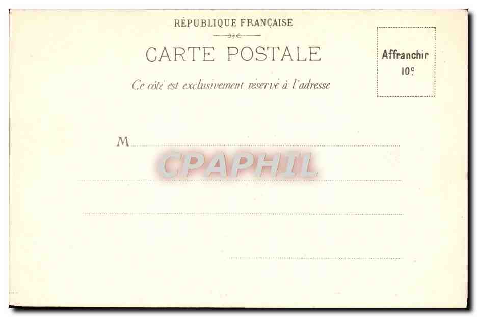 CPA Mont Dore Interieur De l'Etablissement Thermal — Verso