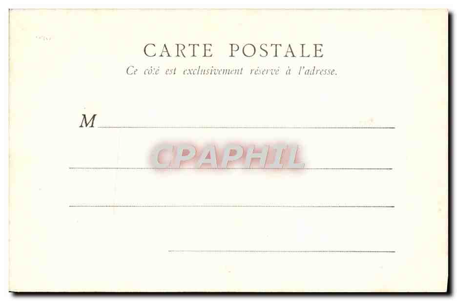 CPA Mont Dore Grand Escalier Aile Gauche Rez De Chaussee — Rückseite