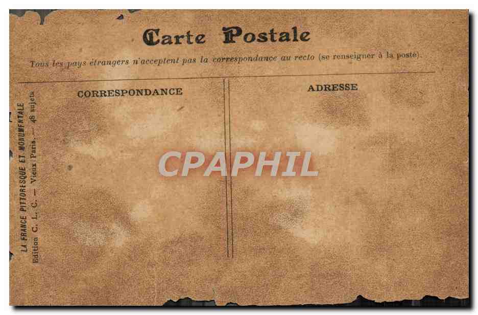 CPA Vieux Paris La Bastille Et La Porte Saint Antoine Sous Henri II — Rückseite