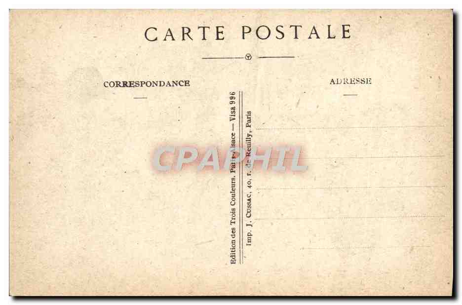 CPA Le Glorieux Retour que l'Alsace Attendait depuis 47 ans ! Miltiaria  — Verso