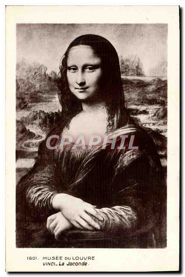 CPA Musee Du Louvre Vinci La Joconde