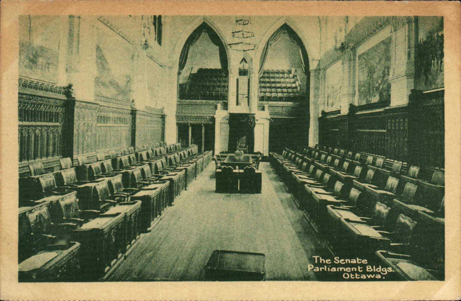 CPA The Senate Parliament Bldgs Ottawa
