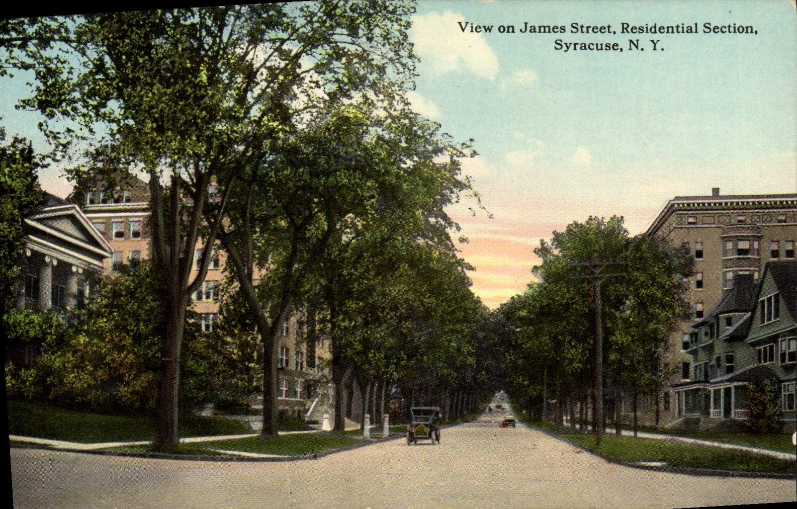 CPA View on James Street Residention Section Syracuse