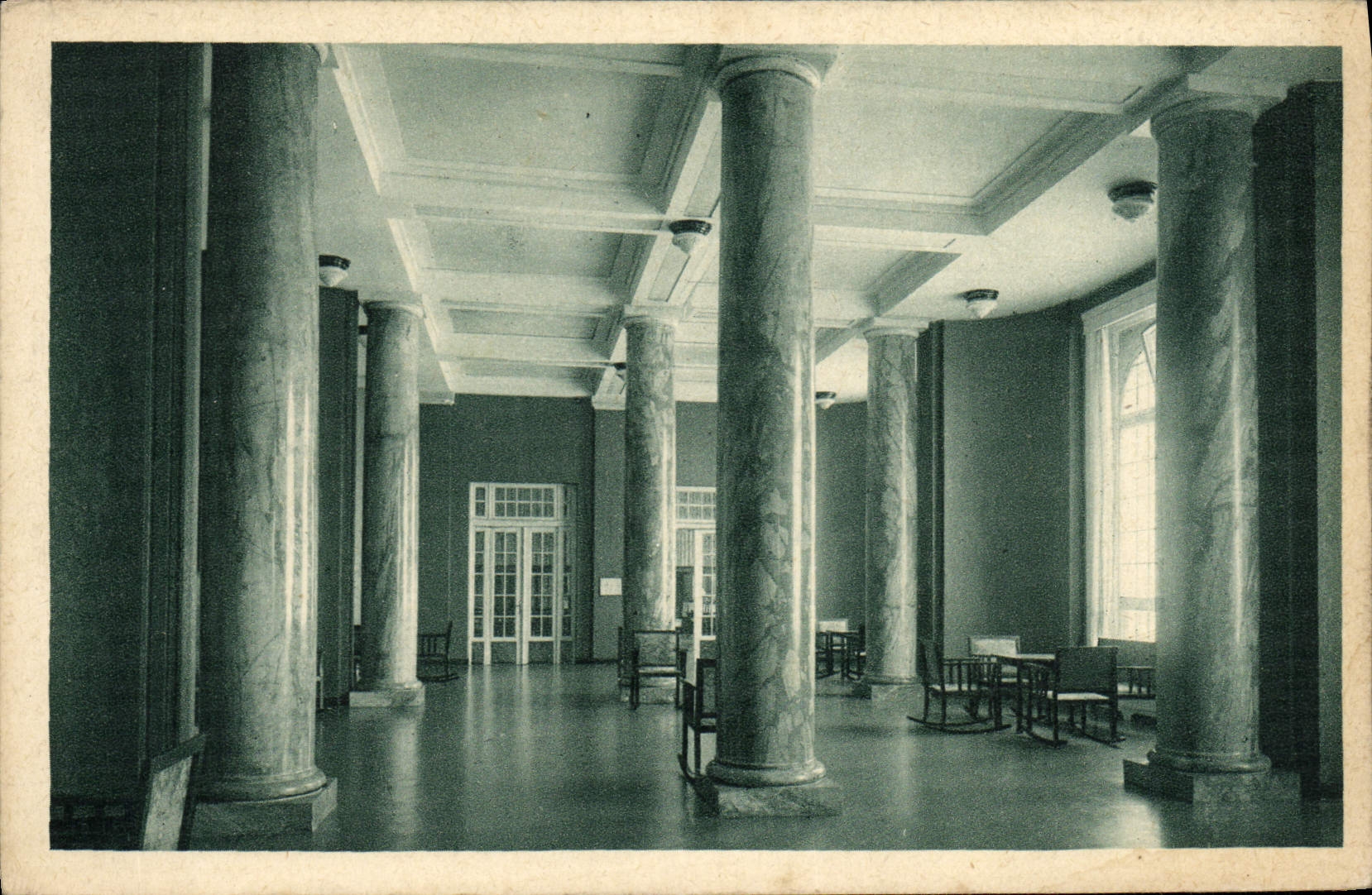 Palace Sanatorium Dr. Szontagh — Hall — Halle — Vysoké Tatry, Nový Smokovec