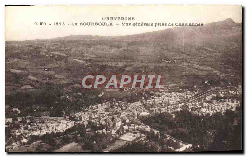 La Bourboule — Vue générale prise de Charvillennes — J. Costellanges, édit. Ollier (F.-de-D.)