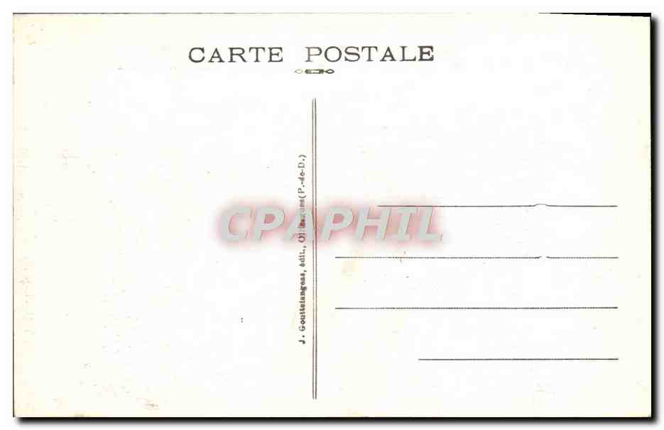 La Bourboule — Vue générale prise de Charvillennes — J. Costellanges, édit. Ollier (F.-de-D.) — Reverso