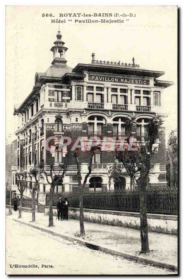 CPA Royat les Bains Hotel Pavillon Majestic