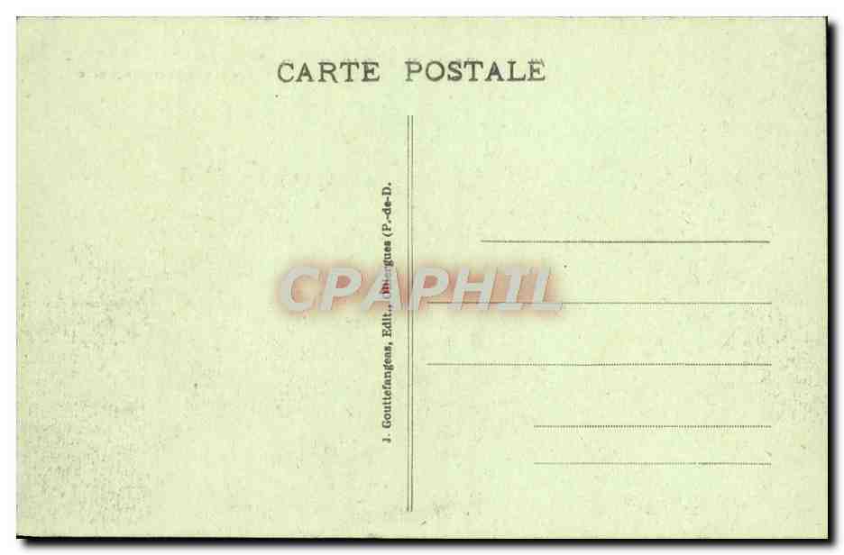 CPA Royat Le Pavillon Majestic — Rückseite