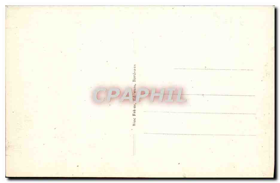 CPA Bordeaux Place de la Comedie Le Grand Theatre Automobile — Verso
