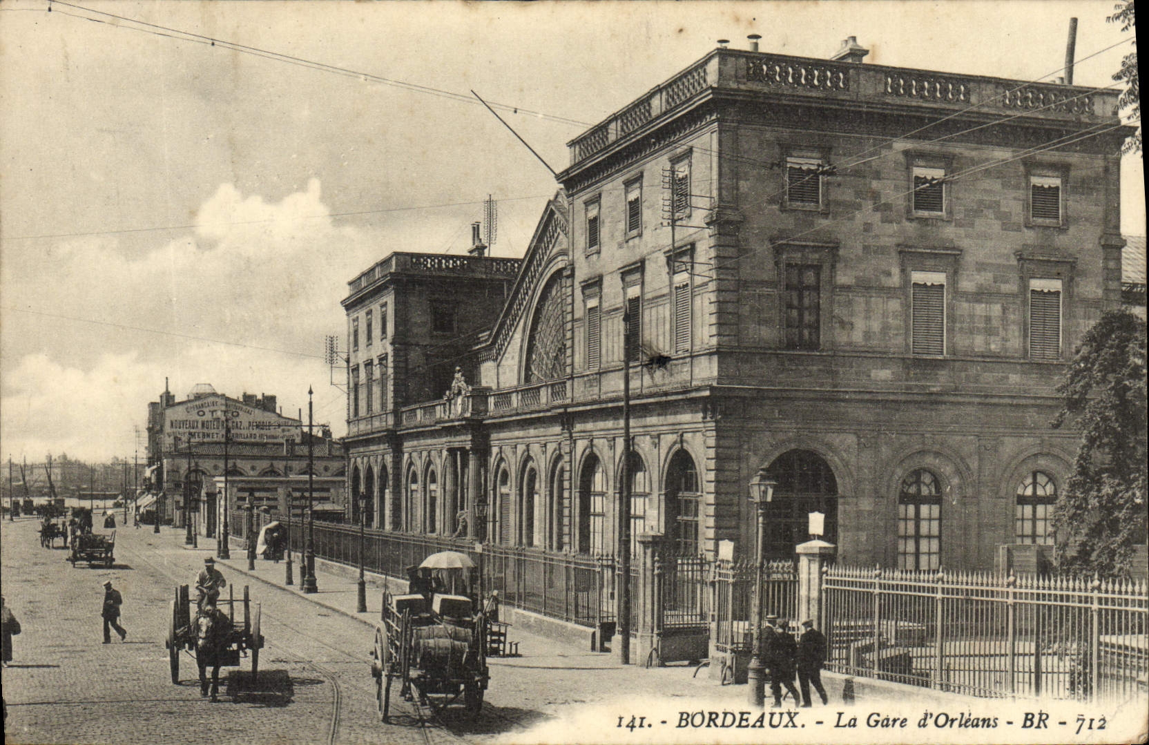 CPA Bordeaux La Gare d'Orleans