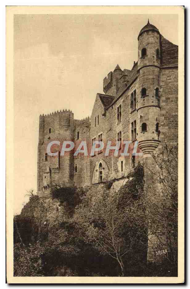 CPA Chateau Feodal De Beynac Facade sur la Dordogne 