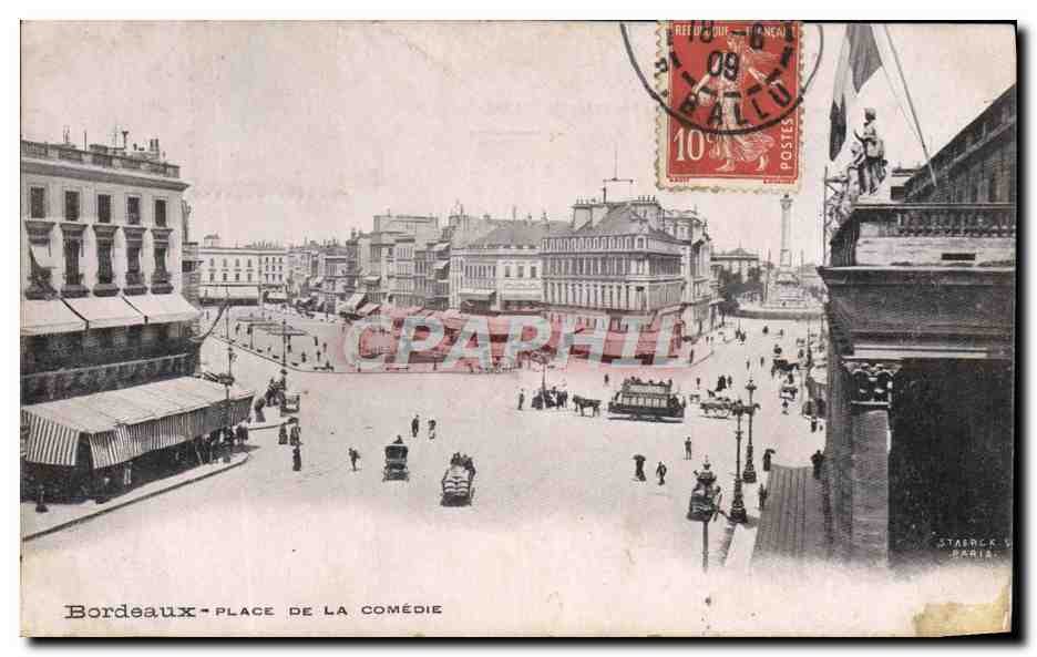 CPA Bordeaux Place de la Comedie
