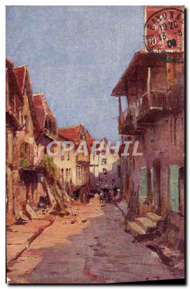 CPA Salies de Bean Vieille rue 