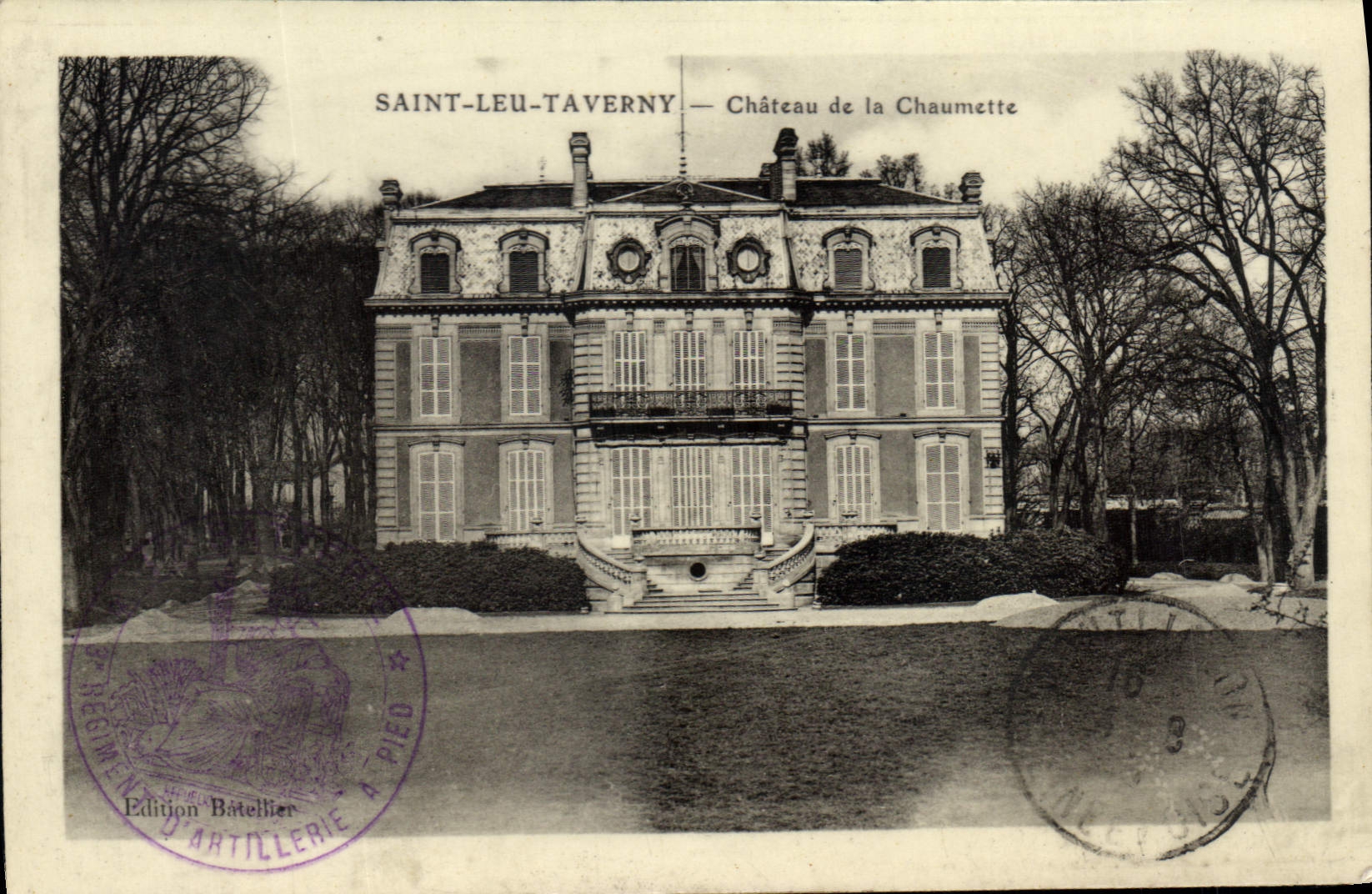 CPA Saint Leu Taverny Chateau de la Chaumette