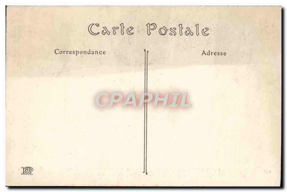CPA Saint Leu Ancien Chateau de Saint Leu habite par la reine Hortense femme de Louis Bonaparte — Verso