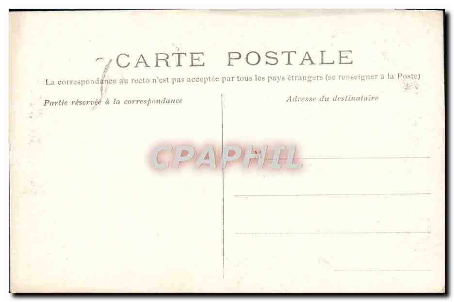 CPA Saint Leu Taverny Interieur de l'Eglise Tombeau de Louis Napoleon Roi de Hollande — Back