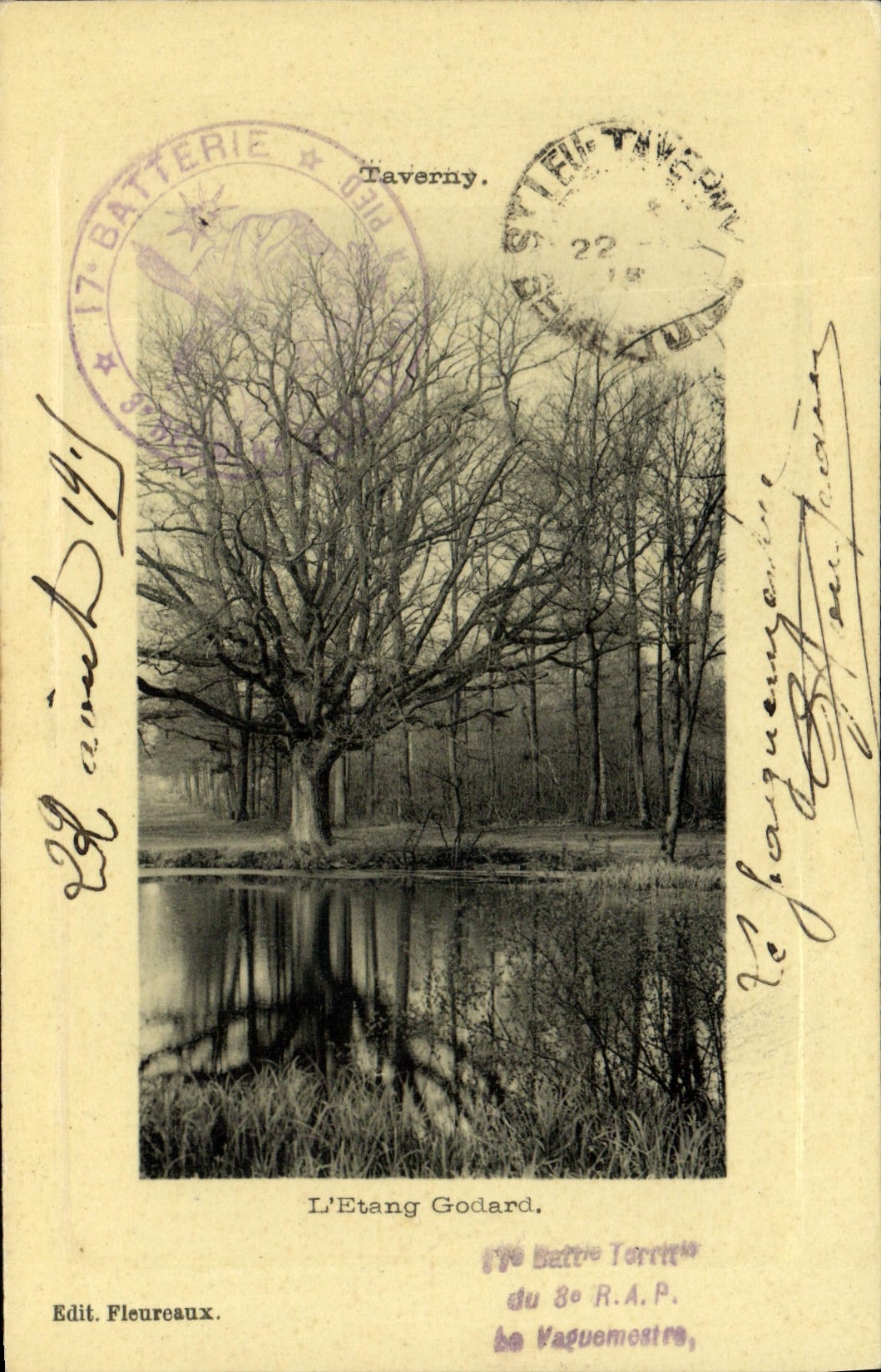 CPA Taverny L'Etang Godard