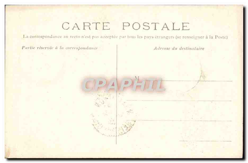 CPA Saint Leu Taverny En foret Le Pont du Diable — Back