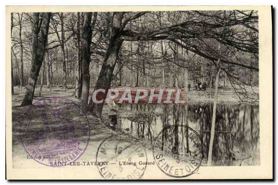 CPA Saint Leu Taverny L'Etang Godard