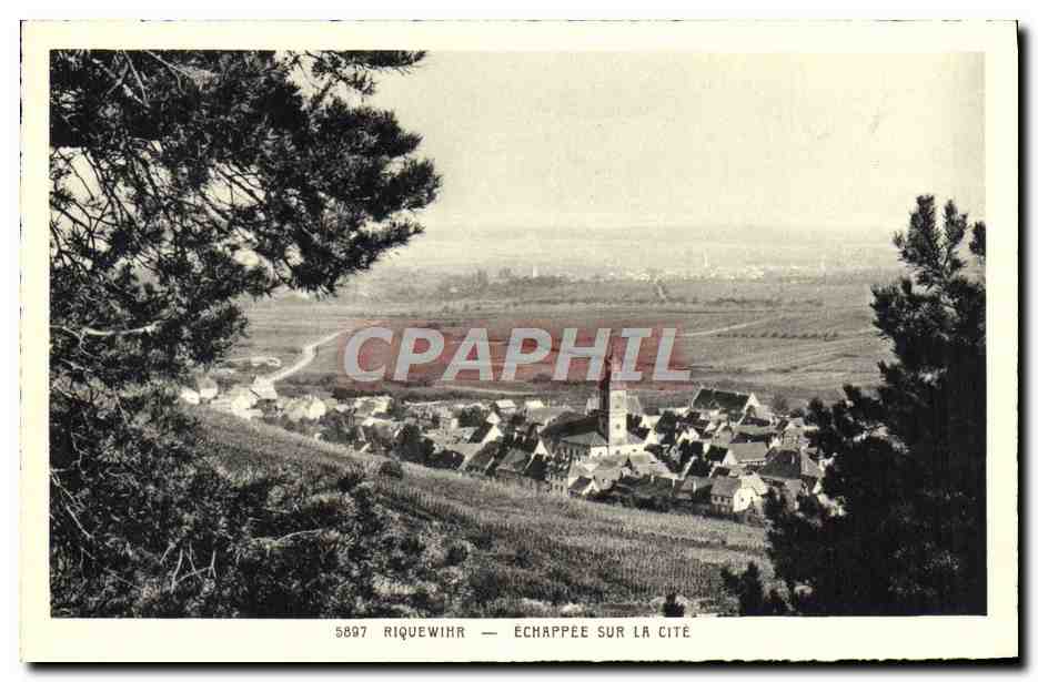 CPA Riquewihr Echappee sur la Cite